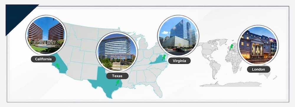 Corporate Locations Map_ U.S. and London